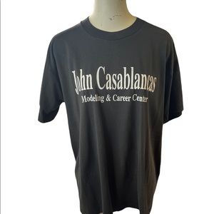 90’s Single Stitch Tee John Casablancas Modeling